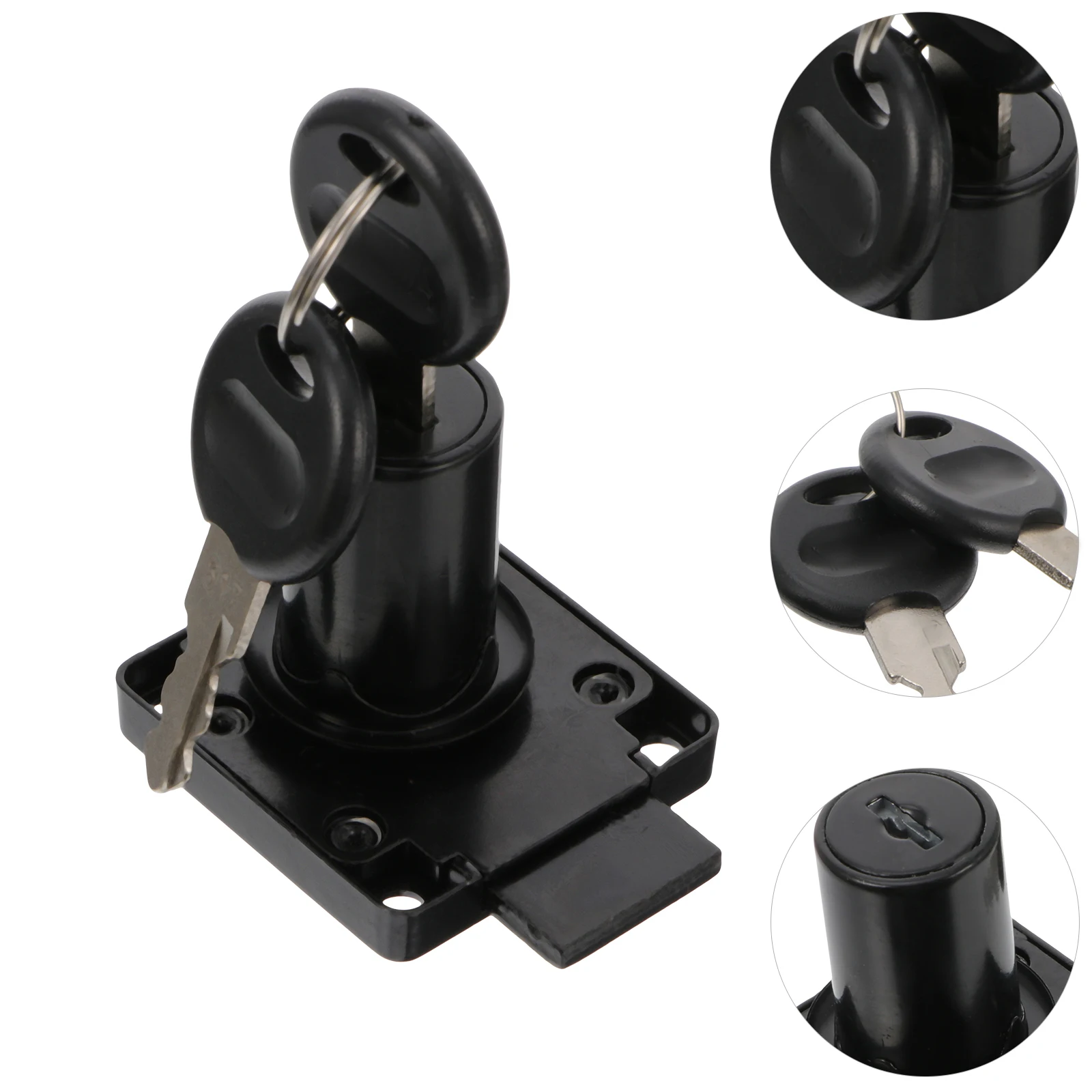 1 Set Security Drawer Locks Letter Box Locks Cupboard Lock Desk Lock Mailbox Lock