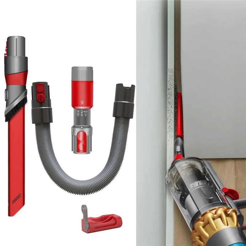 

AA19 для Dyson V7/V8/V10/V11/V12/V15, набор аксессуаров для пылесоса, сменная щетка для чистки щелей, щетка для пыли, шланг