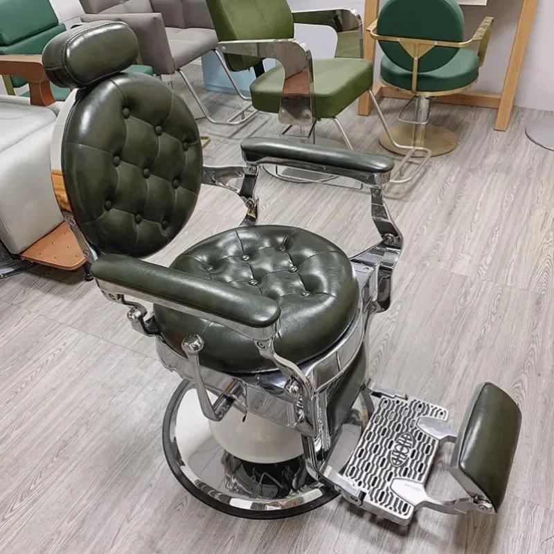 Comfortable Barber Chairs Hairdressing Reclining Cosmetic Aesthetic Ergonomic Salon Chair Swivel Furniture