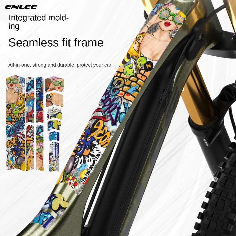 

Hot Sale ENLEE Bike Protection Film Mountain Bike 3M Stickers Frame Color Change Stickers Road Cike Thickened PVC Full Car Film