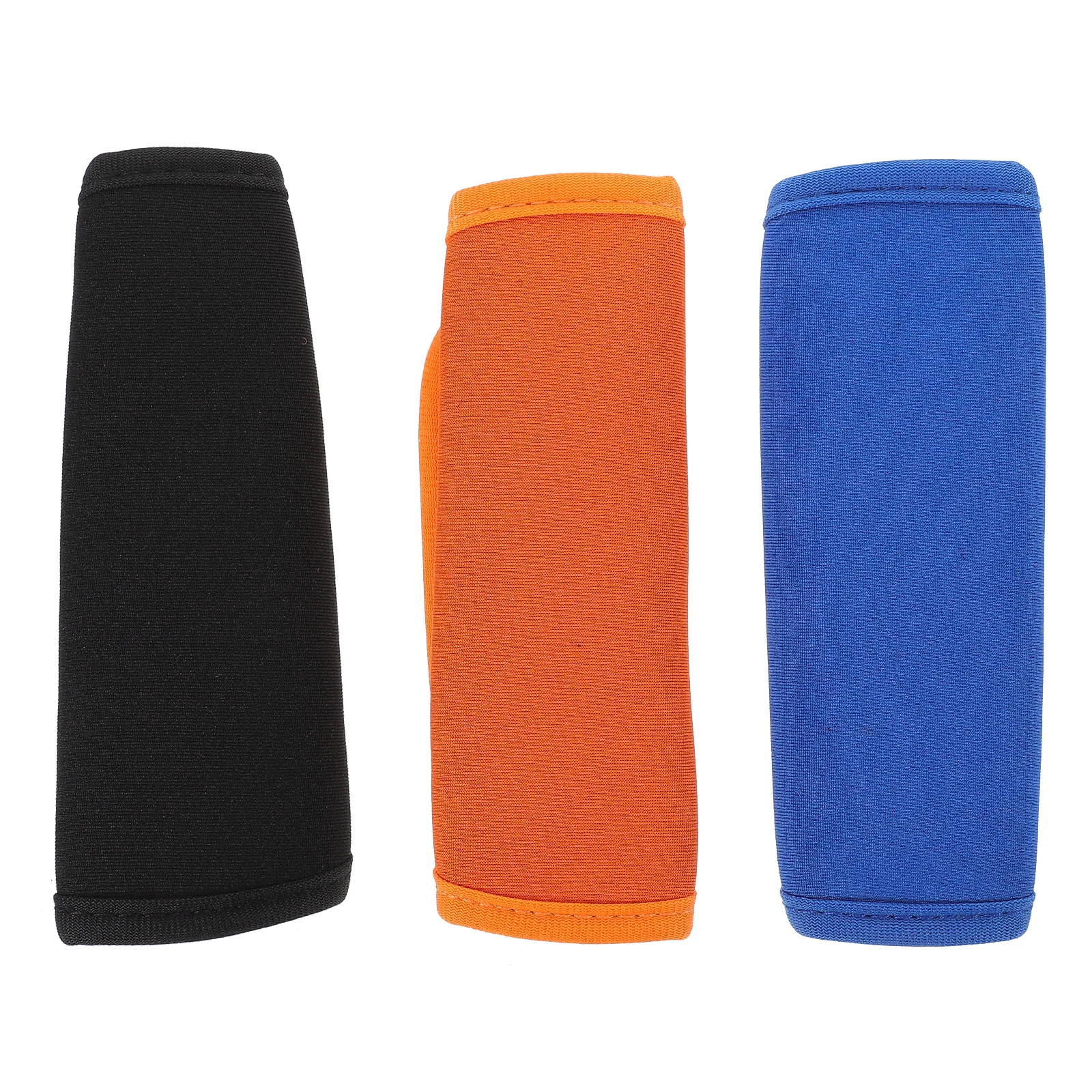 

3Pcs Orange Black Luggage Handle Covers For Suitcase Wrap Travel Accessories