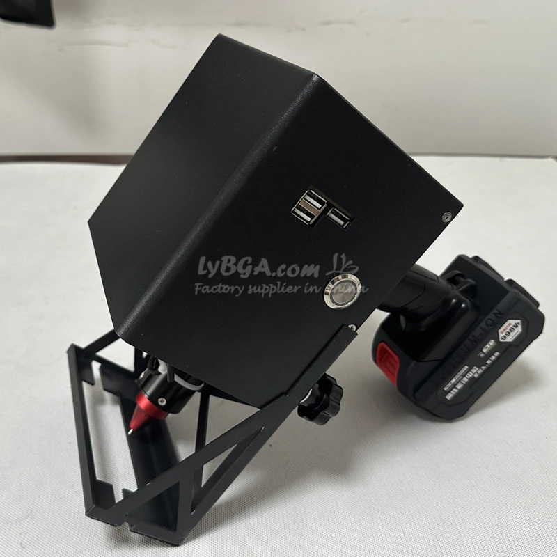 Macchina per marcatura di metalli portatile Plug-in/Batteria al litio 100x30mm 130x30mm per incisore per marcatori in acciaio con targhetta per telaio motore 220V