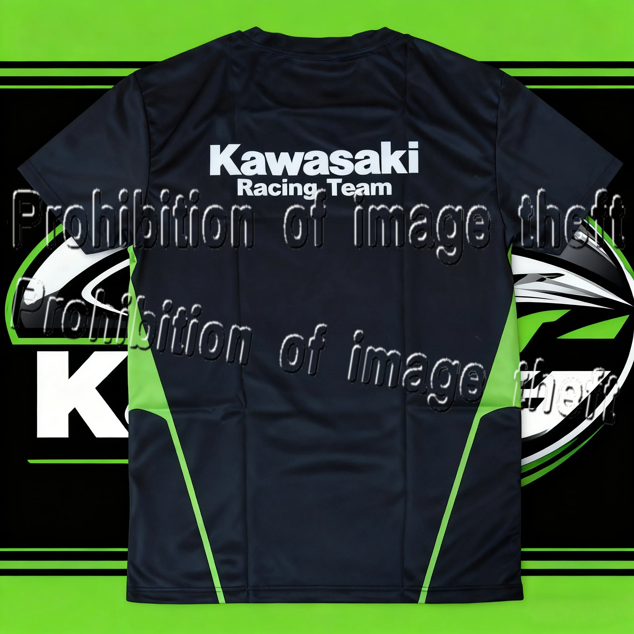 

Kawasaki Moto с короткими рукавами, быстросохнущие, впитывающие пот, мужские спортивные, для бега, с короткими рукавами, для езды на велосипеде, для поездок на работу, из двух частей