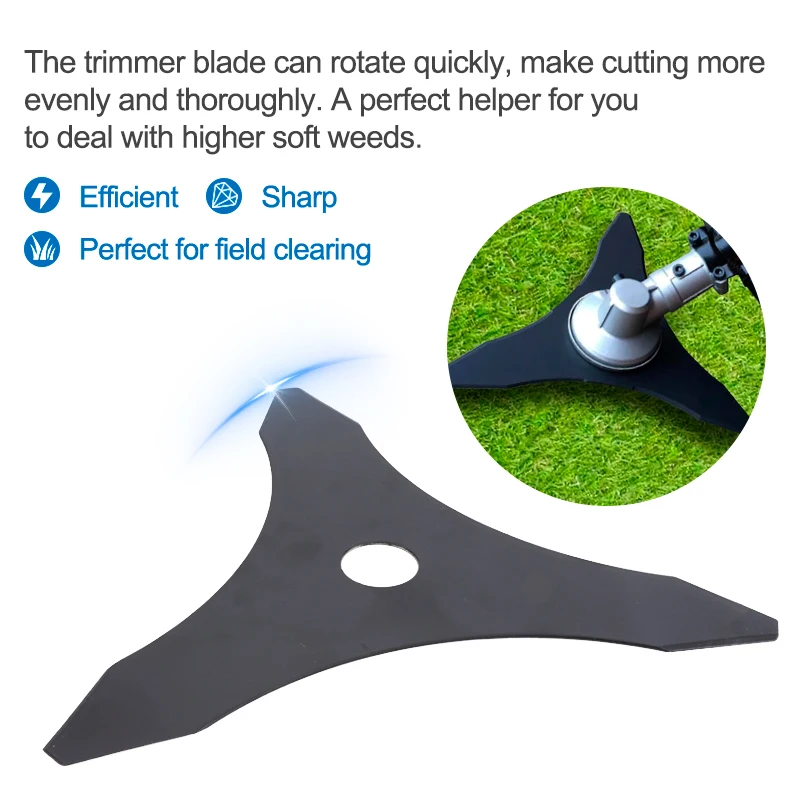Imagem -04 - Lâmina de Cortar Grama com Peça Lâmina de 40 80t para Cortador de Grama Peças de Ferramenta de Jardim Acessórios de Ferramenta Disco de Corte de Grama de 255x25.4m