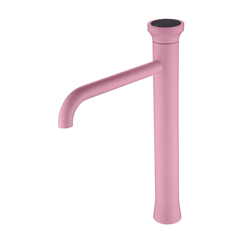 NewCreative Art Copper Basin Faucet Bathroom Hot And Cold Wash Basin Pink Faucet Anti-Splash Customization