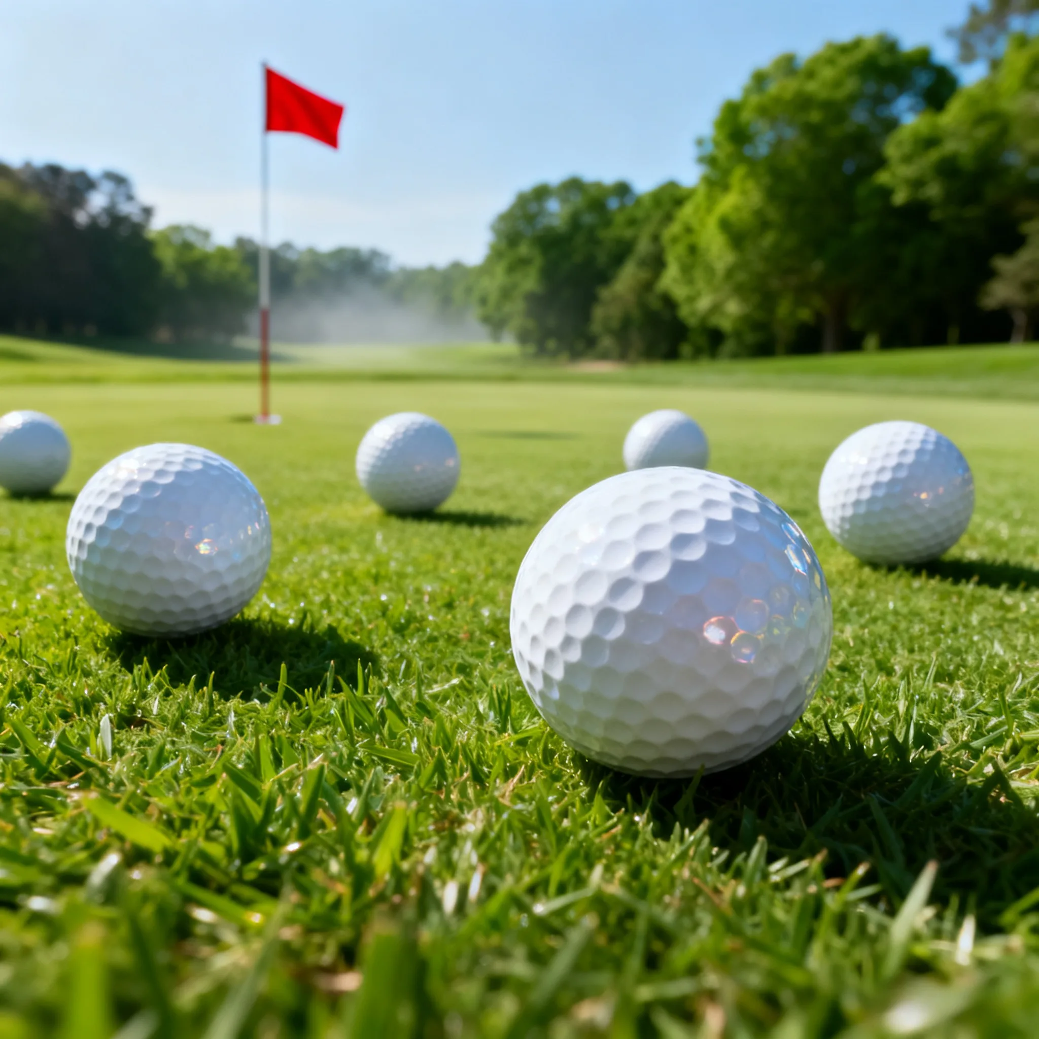 1/3/5 كرات ممارسة كرات جولف مقاومة للاهتراء لعبة تدريب كرة جولف عامة كرة جولف عالية الارتداد
