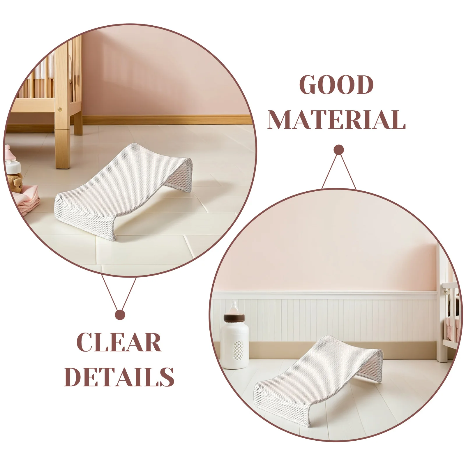 شبكة دعم حمام الرضع، وسادة مقعد حوض استحمام الطفل، راحة آمنة ومريحة لحديثي الولادة والأطفال الصغار، سهلة التركيب تناسب معظم الأحواض