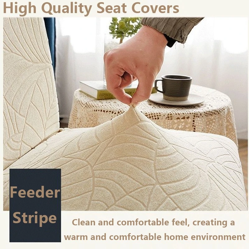 Four Season Universal Anti Slip Dining Chair Cover Elastic All Inclusive Seat Protection Cover Anti Dirt Detachable and Washable