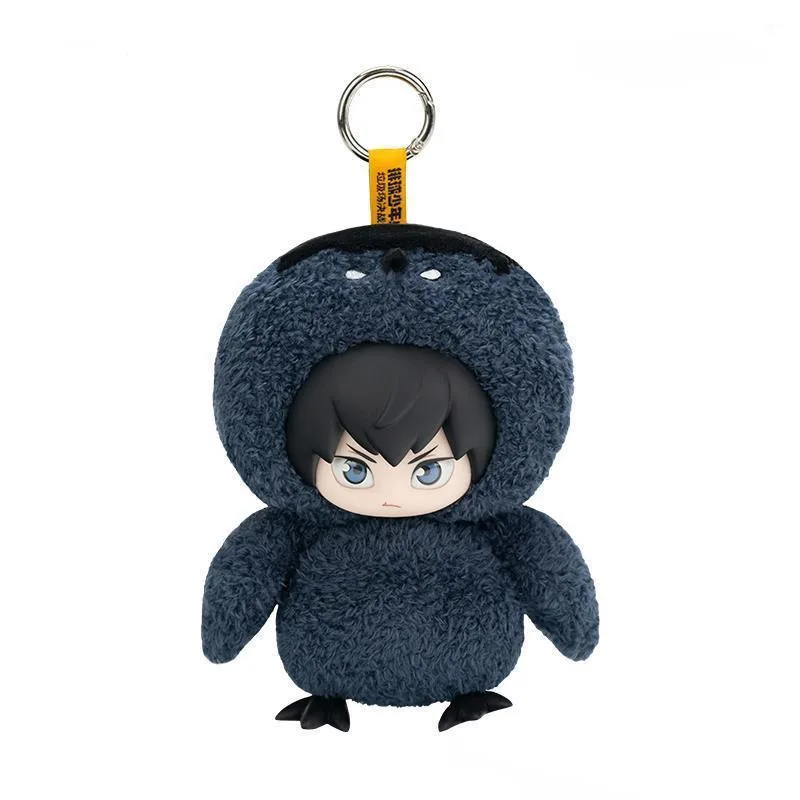 Nouveau Anime Haikyuu pendentif en peluche poupée jouet 15CM dessin animé mignon doux Shoyo Hinata Tobio Kageyama poupées en peluche jouet pour enfant cadeau