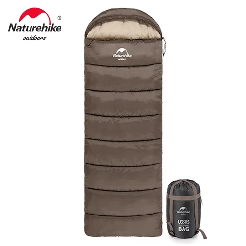 Naturehike-saco de dormir ultraligero de algodón, saco de dormir de invierno, ligero, impermeable, para acampar al aire libre