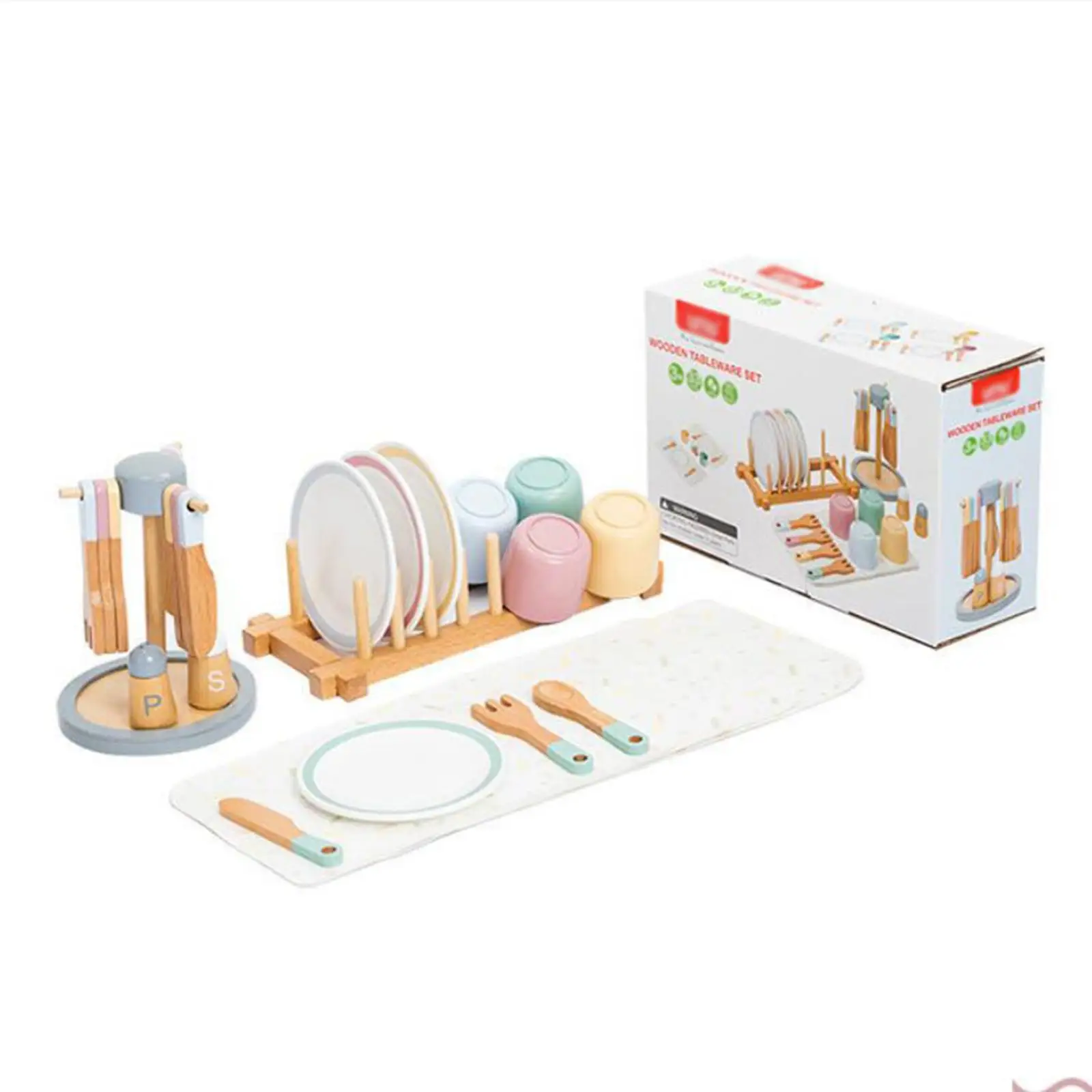jouets-en-bois-assiettes-tasses-fourchettes-jeu-de-correspondance-des-couleurs-jeu-de-role-montessori-en-bois