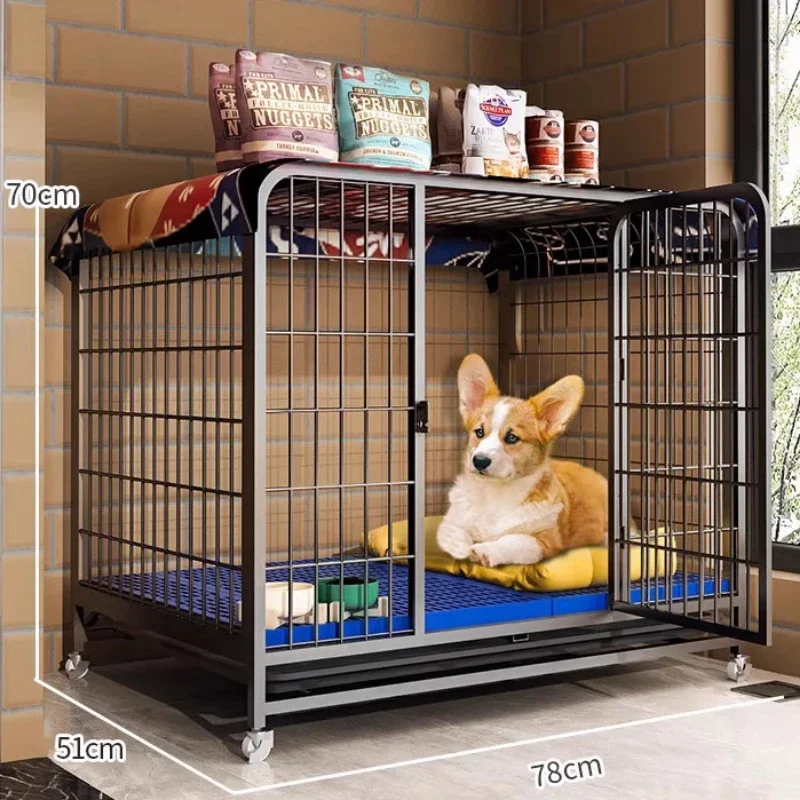 Large Crate Playpens Dog House Accessories Kennel Indoor Canil Enclose Home Dog Cage Furniture Casa Perro Pet Products MR50DH