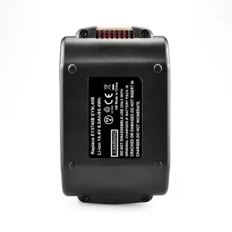 

6000mAh for Panasonic 14.4V EZ3741 EZ9L40 EZ9L41 EZ9L42 EZ9L44 EZ9L45 EY7440LN2S EY9L40 EY9L60 EY9L61B Power Tool Battery