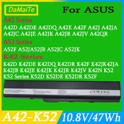 A32-K52 Laptop Battery For Asus A52 A52J A52F A52JB A52JK A52JR A31 A32 A41 A42-K52 K42 K42F K42JB K42JK K52F K52J K62 P42 X42