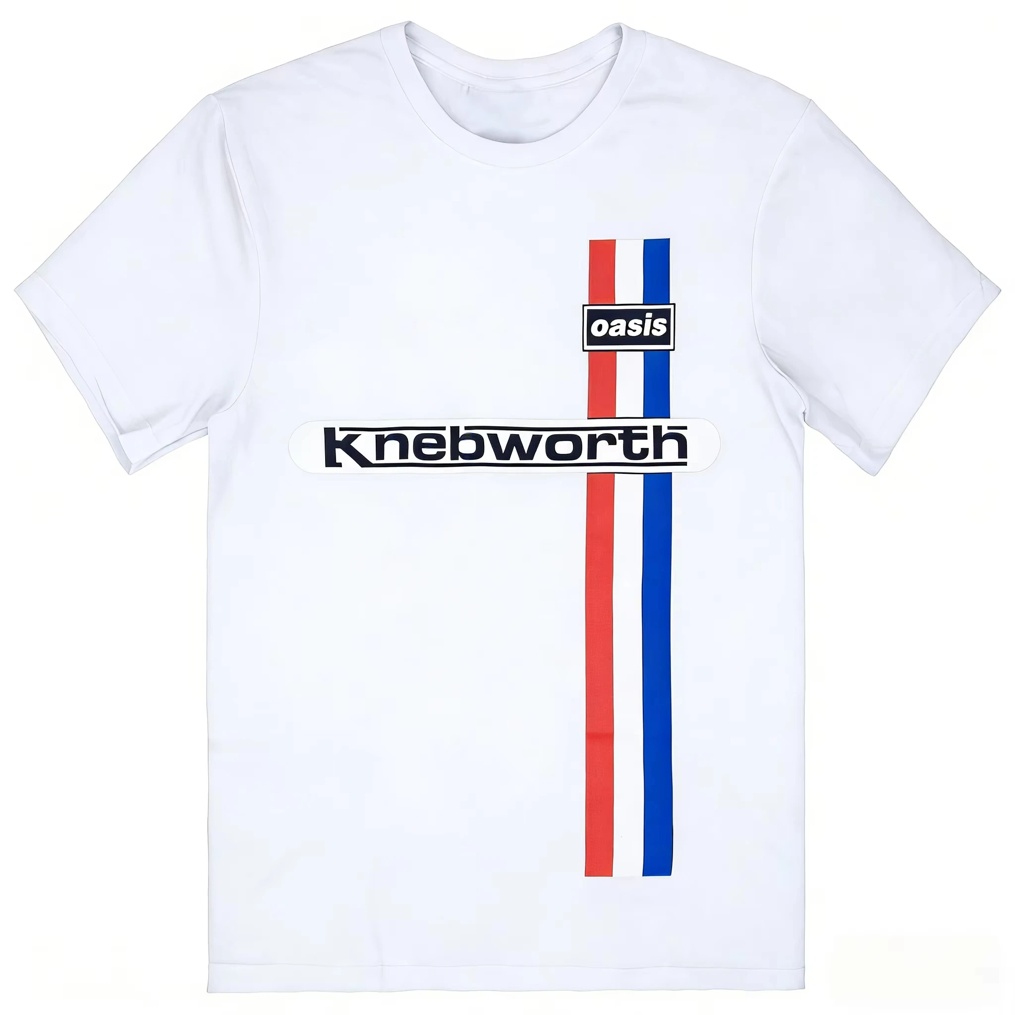 Oasis Knebworth concert commemorate unisex cotton shirt Y2k summer O-Neck Short Sleeve hip hop oversized Men's Tshirt fan gifts