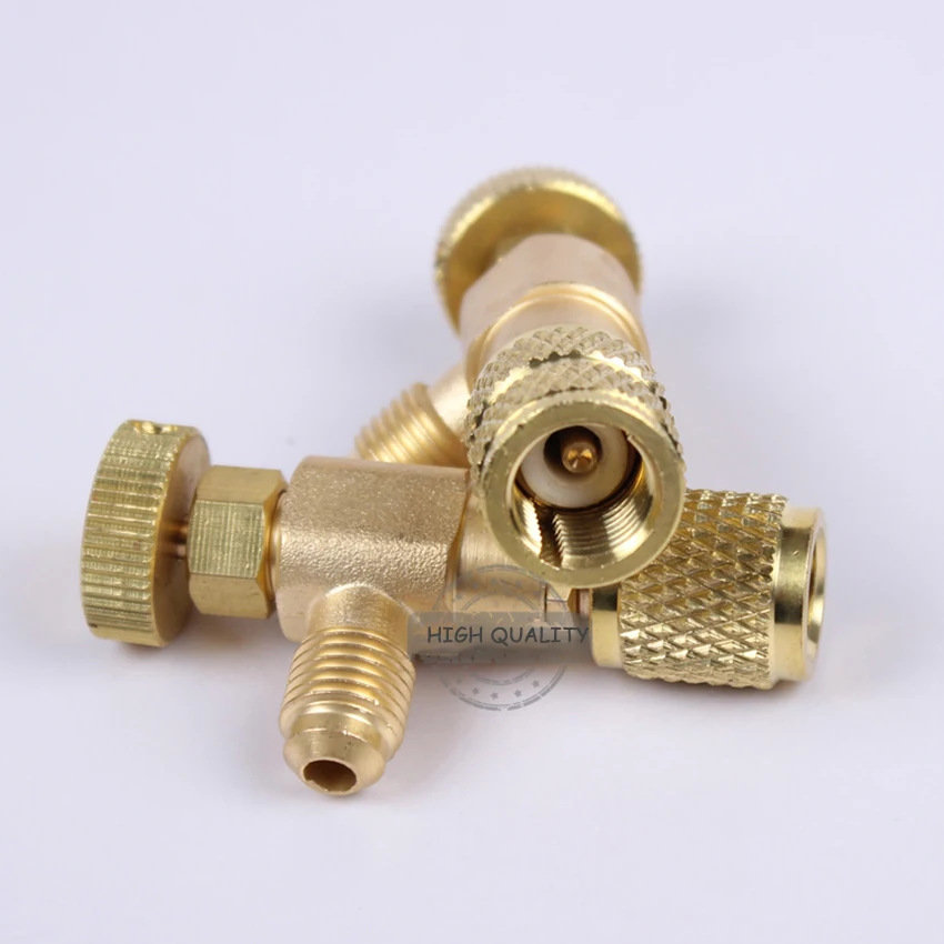 R410/R22 Refrigeration Air Conditioning Valve Safety Fluorine Safety Valve Liquid Addition Accessories Home Refrigeration Tool