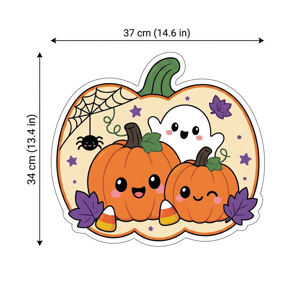 12/24pcs pumpkin shape Halloween paper placemats, holiday disposable table decorative mats, suitable for Halloween