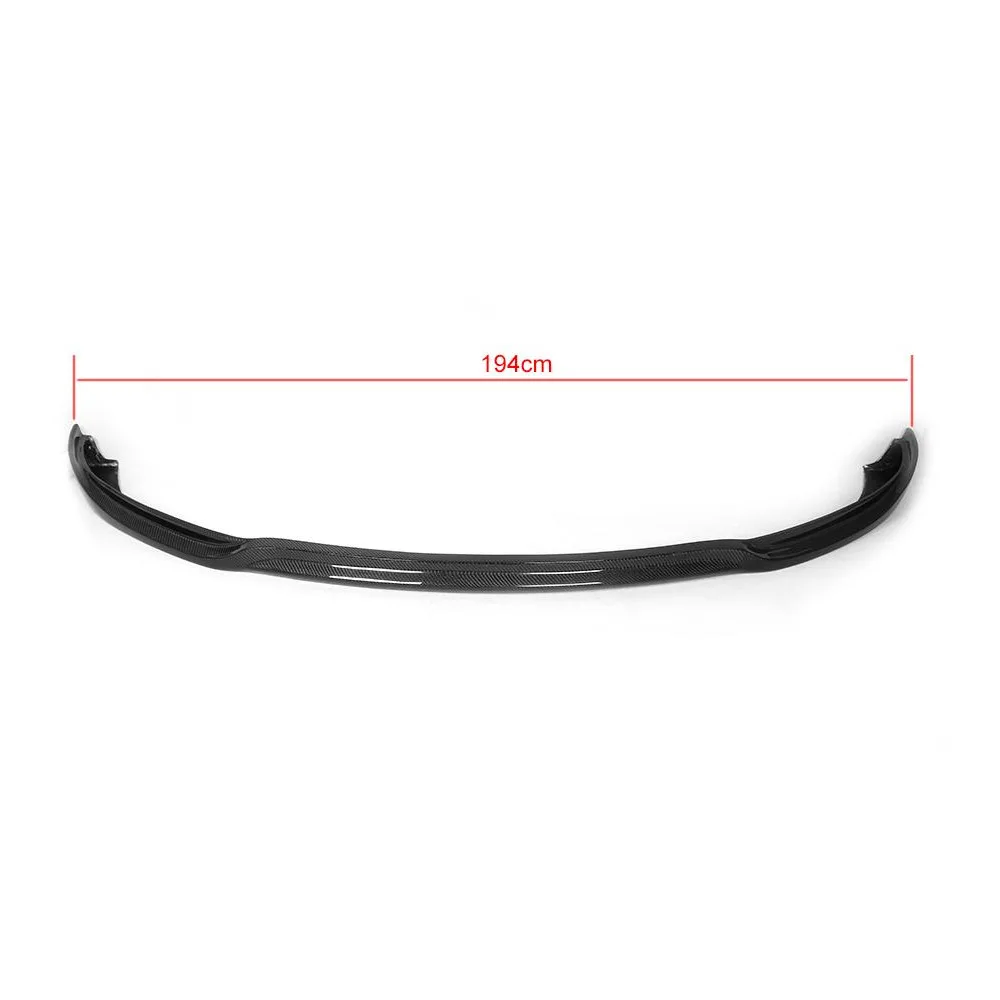 Product Customization Carbon Fiber Front Bumper Lip Spoiler forTesla Model S 85 P85 2014-2016 Carbon Black