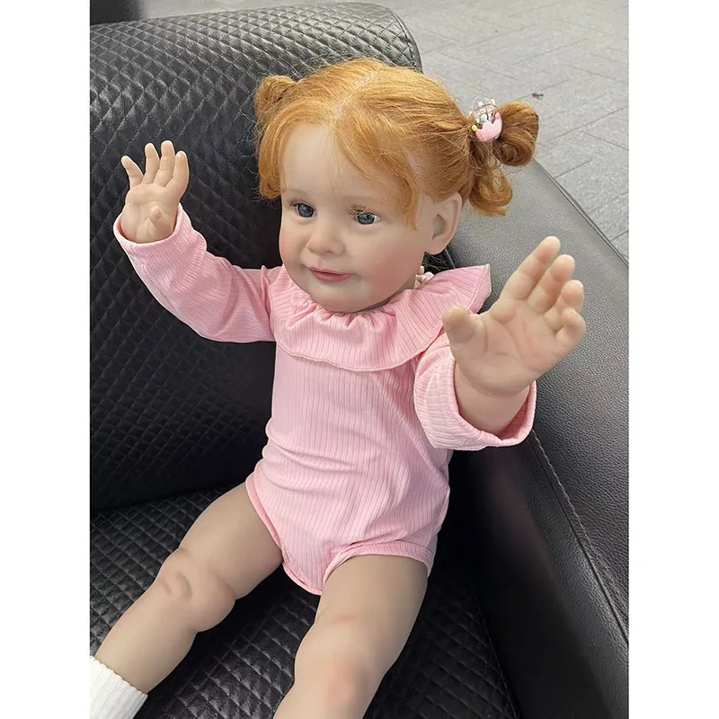 66cm リボーンドール 幼児 女の子 ゾーイ 根付いた髪 26インチ コットンボディ 高品質 手描き人形