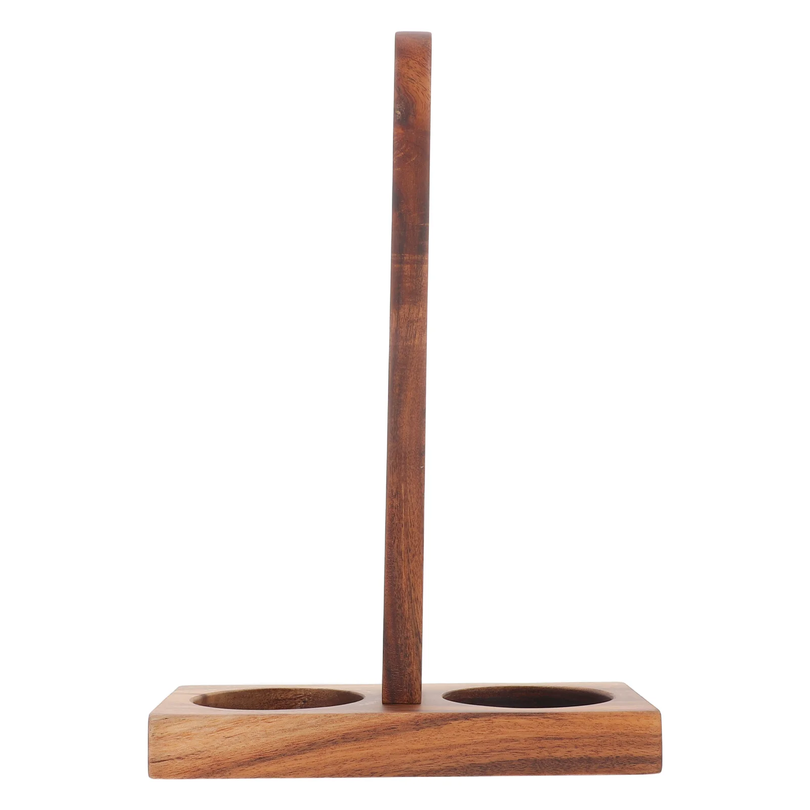 

Wooden Pepper Grinder Base Handle Stable Non-Slip Stand Kitchen Salt Pepper Holder Tray Grinder Stand Pedestal