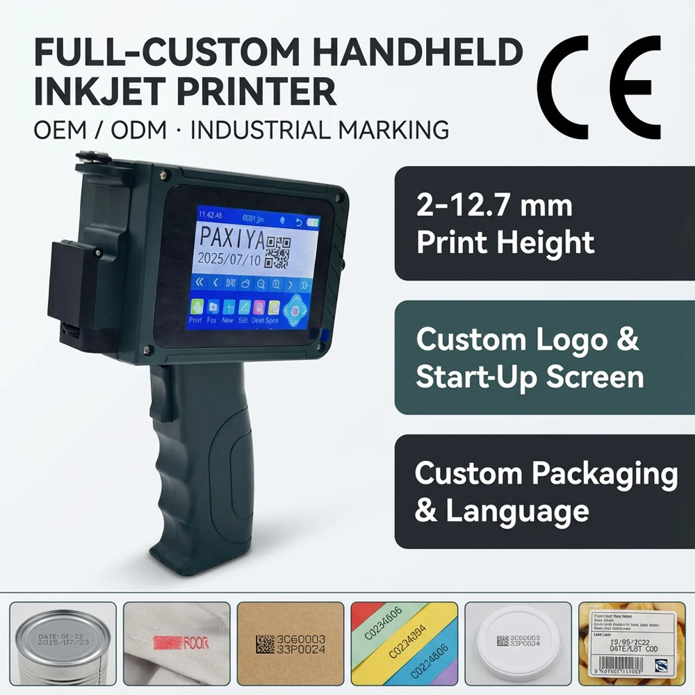 

Простой в использовании портативный струйный принтер нового поколения с сенсорным экраном и водостойкими чернилами для промышленной печати этикеток и карт