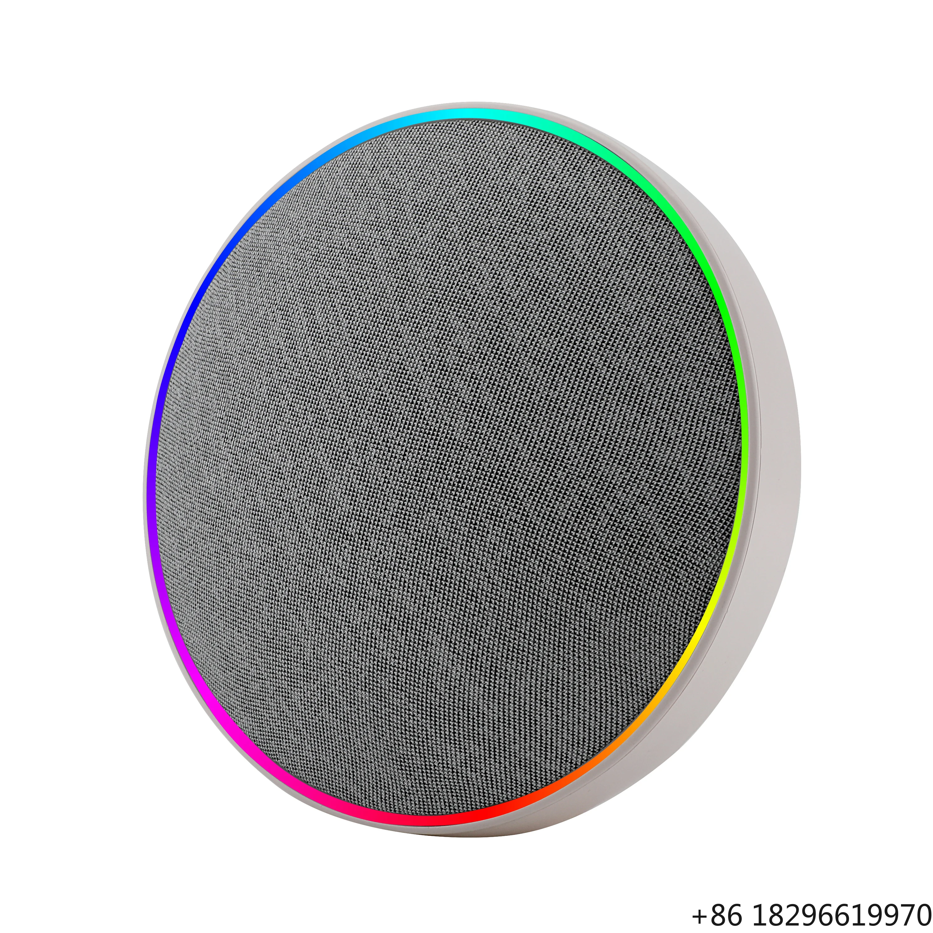 

Portable Bluetooth 5.2 Speaker 8W Disc Cloth Woofer RGB LED Light 4000mAh USB TF AUX Wireless Outdoor Audio Player
