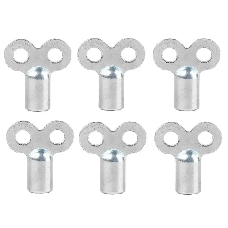 

ABAH-For Radiators And Faucet Compatible 6Pcs Radiator Valve Keys Plumbing Bleed Hole Tool Set