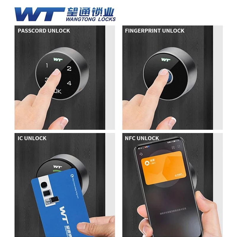 Fingerprint Identification Cabinet Lock Touch Screen Electronic/Gym/Metal/Triple Interlock/Security/Keyless