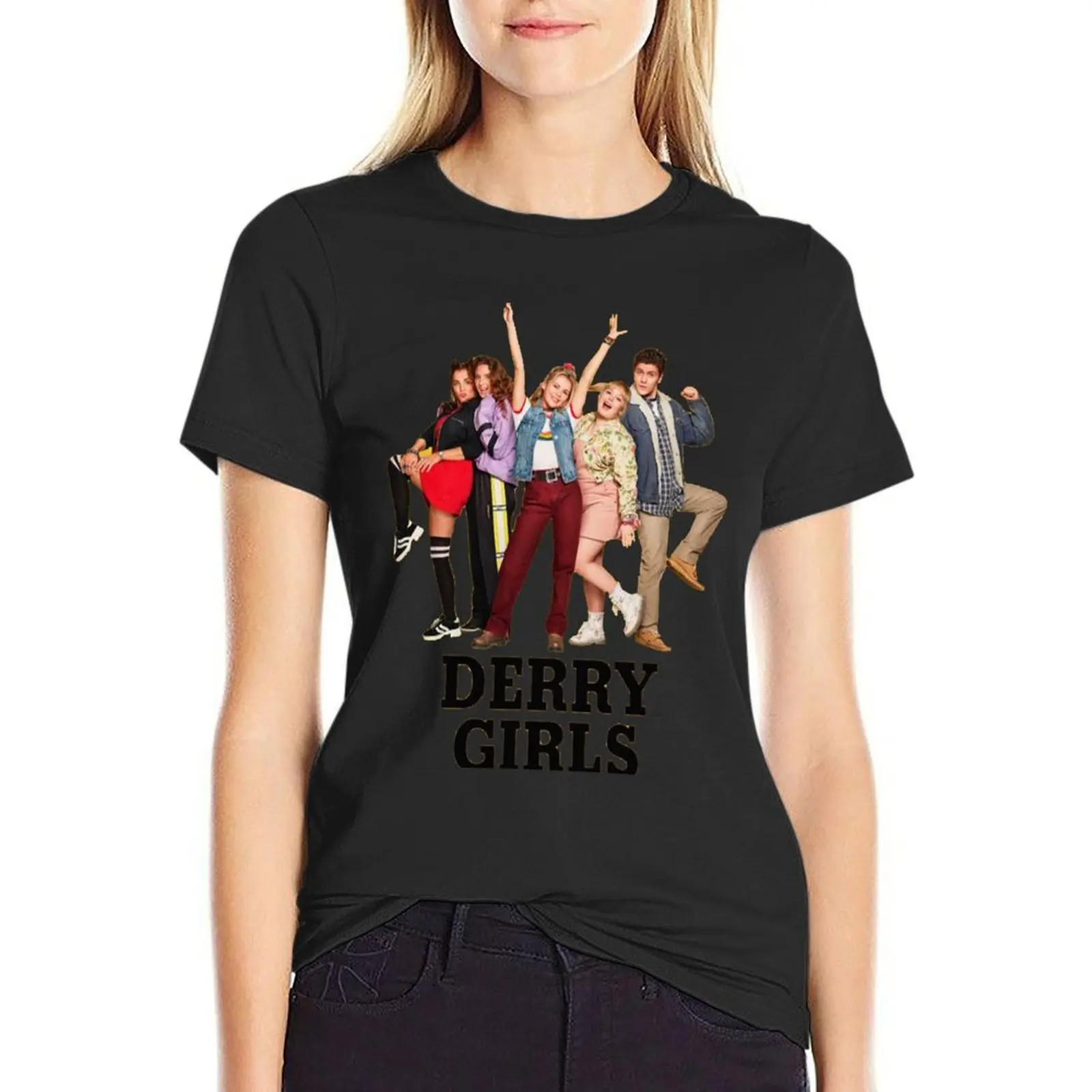 

Derry Girls British Sitcom T-Shirt Aesthetic clothing sports fans sweat new edition Woman T-shirts