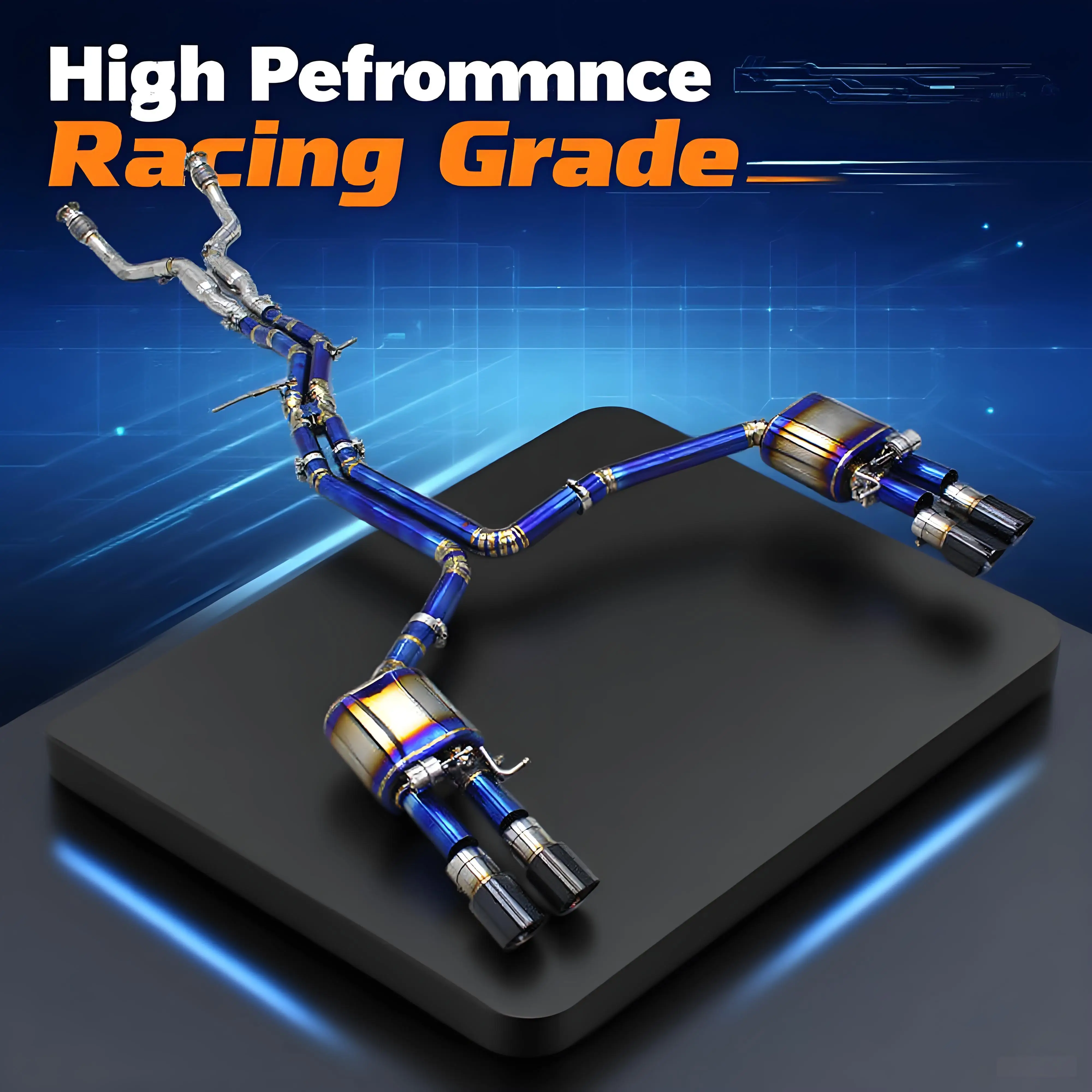 

CEES for Audi S4 S5 B8.5 V6 3.0T 2013+ Valved Catback Exhaust Tuning Performance Muffler With Stainless Steel Exhaust