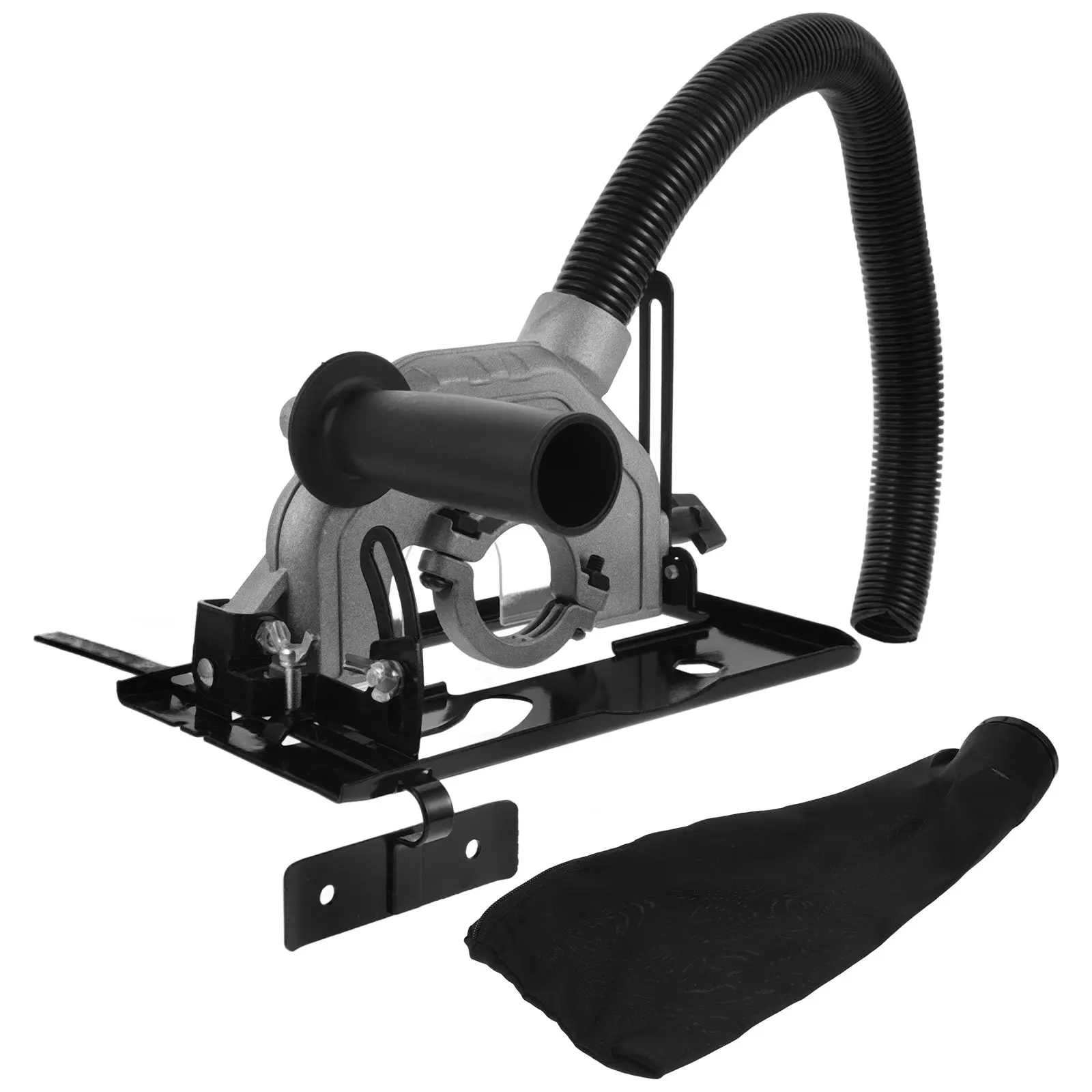 Support de meuleuse d'angle haute résistance, support d'angle stable, base de travail, support d'outil pour établi, support fixe pour élimination des débris