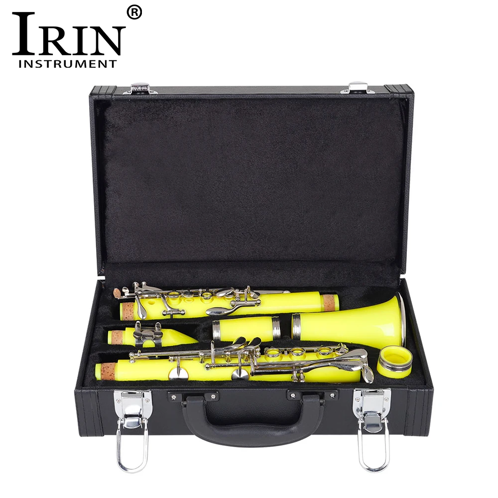 IRIN Universal Clarinet Portable Case High Quality Box Gig Bag Black PU Leather Storage Box Woodwind Instrument Accessories