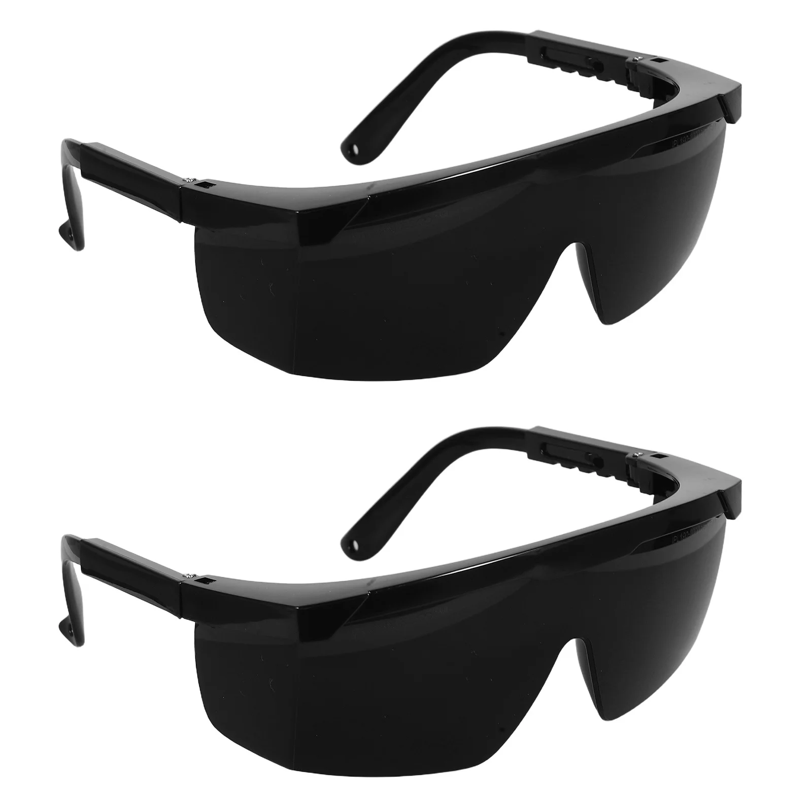 

2Pcs Plastic Glasses Black Frame Uv Protective Eyewear for Safe Solar Observation Great for Outdoor Eclipse