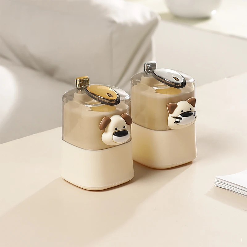 Creative Toothpick Storage Box Automatic Pop-Up Toothpick Box Home Living Room Dining Room Push-Type Toothpick Holder