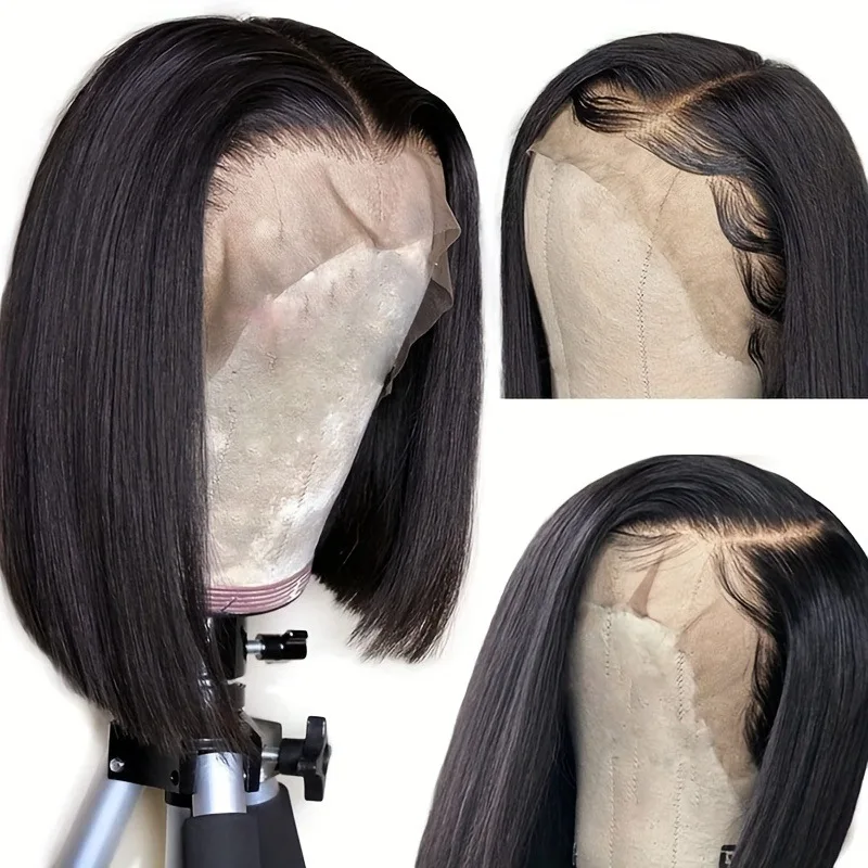 شعر مستعار بوت آند جو بكثافة 200 13*4 قبل كل شيء شعر مستعار مستقيم بدون صمغ تم قطعه مسبقًا مع شعر أطفال للنساء مظهر طبيعي ورسوم