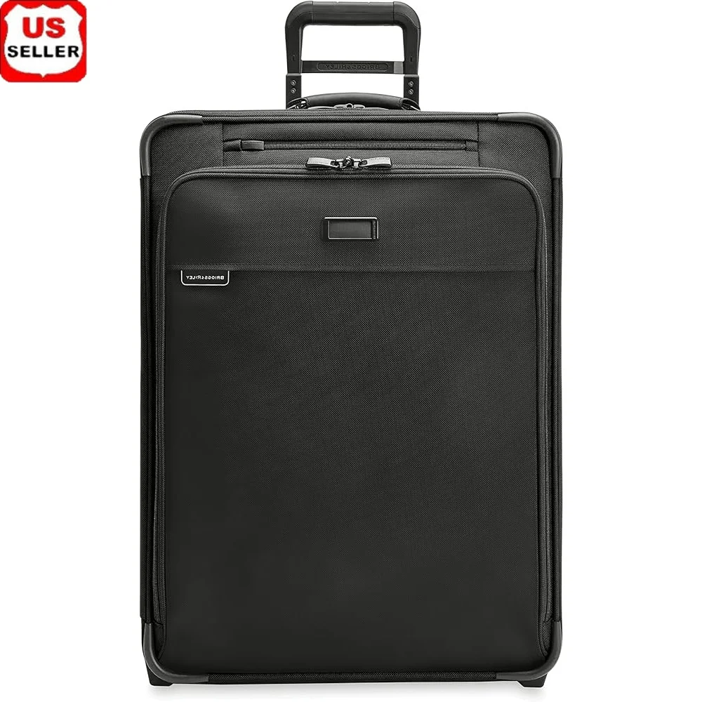 

Expandable Rolling Luggage Travel Suitcase Softside Checked Bag with High-Density Wheels Self-Repairing Zipper Men Women