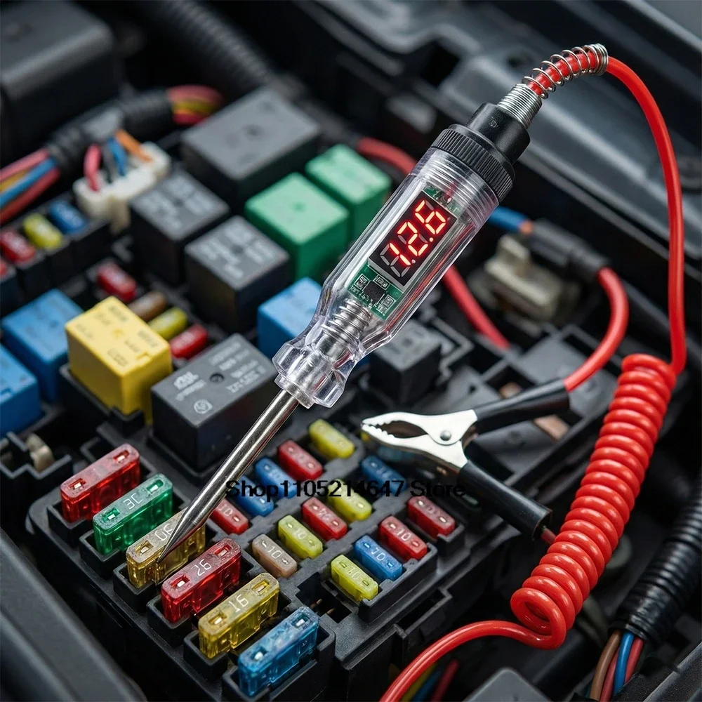 5-120V Auto Car Diagnostic Probe Test Pen Voltage Circuit Tester Electric Measuring Repair Tool for Cars Trucks
