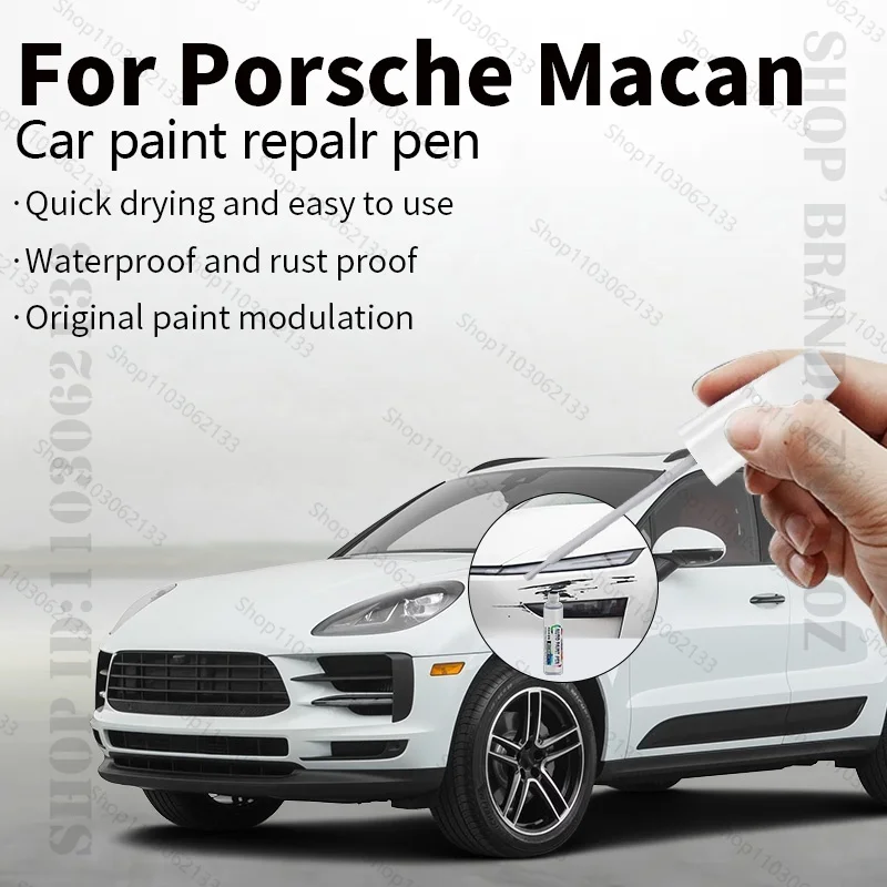 

Ручка для ремонта автомобильной краски для Porsche Macan 2014-2025 гг., аксессуары для ремонта царапин, белый S9R, мел M9A, синий MD5, зеленый M6C