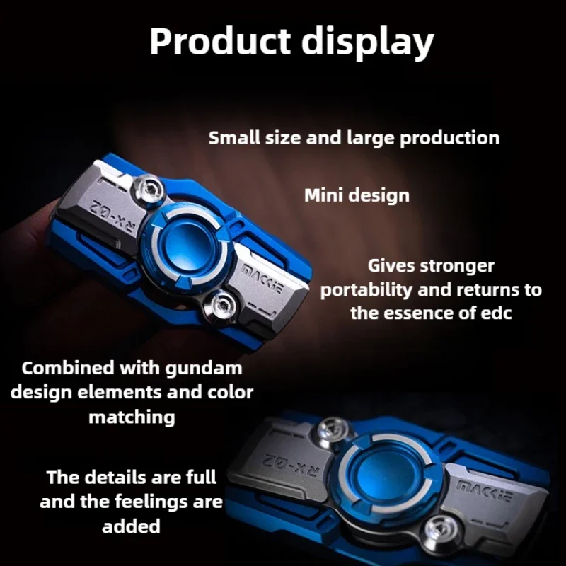 2025 NewSlider الخيال العلمي تصميم عالية السرعة الغزل الإصبع المعادن الدوران الضغط Edc سطح المكتب لعبة هدية #5