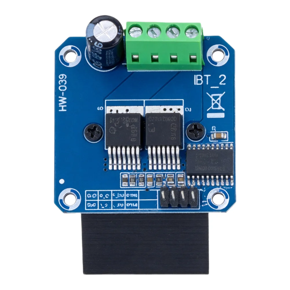 BTS7960 43A Motor Driver with Current Limiting Support for Smart Car Development Boards and Motor Interface Needs