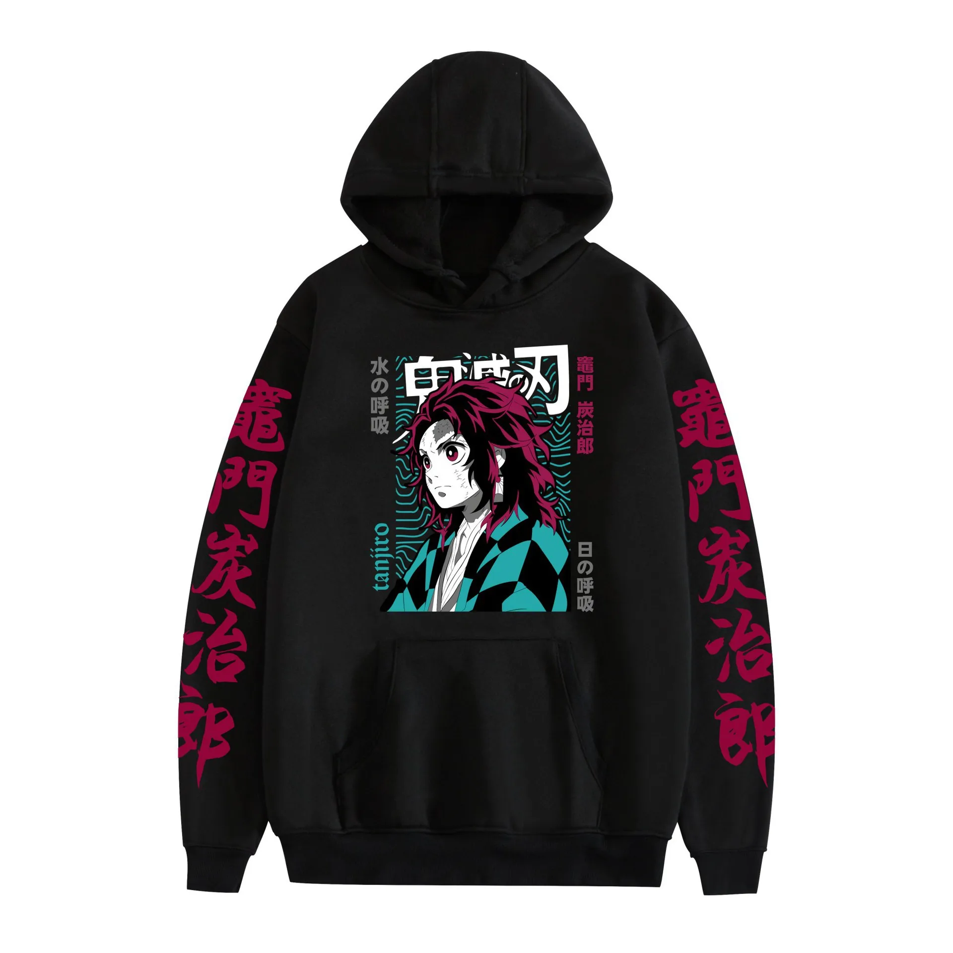 Anime Demon Slayer Character Women's Clothing Hoodies Street Trend Sports Style Creative Fun Fashion Matching Leisure Life