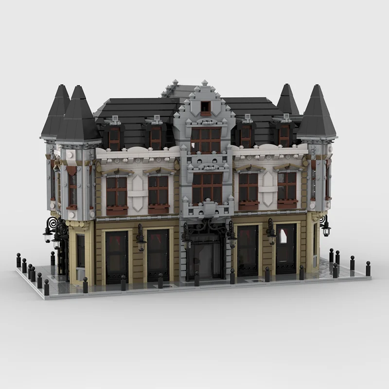 Street View Model Moc Building Bricks Town House ​​​​​​​Model Technology Modular Blocks Gift Christmas Toys DIY Sets Assembly