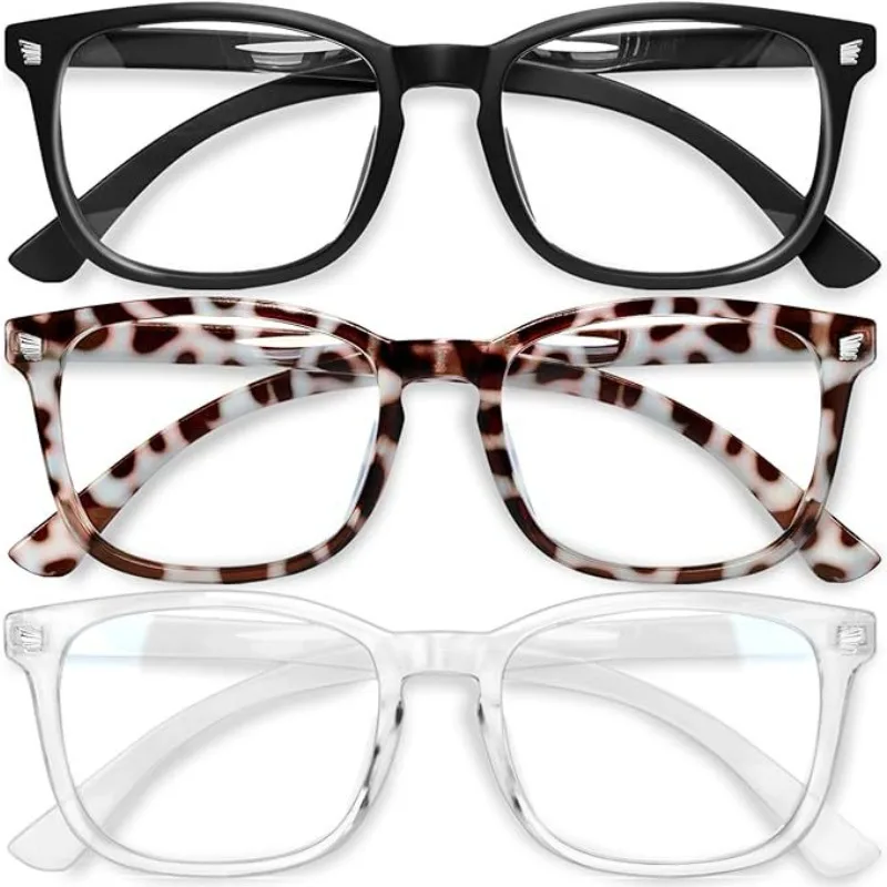 3PCS Anti Blue Light Glasses, Anti Eye Fatigue U-shaped, Computer Reading/gaming/TV/mobile Phone Glasses, Suitable for Women/men