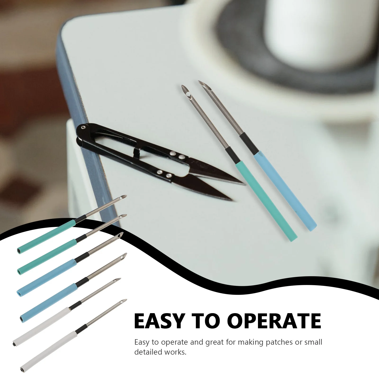 

6Pcs Embroidery Needles Cross Stitch Tool DIY Art Craft Needle Set Beginner Friendly Gift for Christmas Thanksgiving