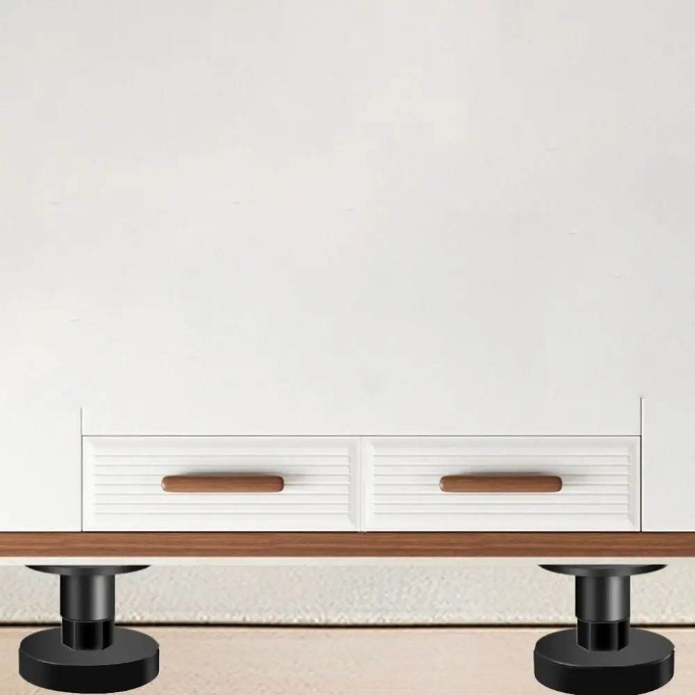 

Металлические ножки для мебели, сменные износостойкие ножки ящика для хранения тумбочки, регулируемые ножки шкафа с защитой от царапин