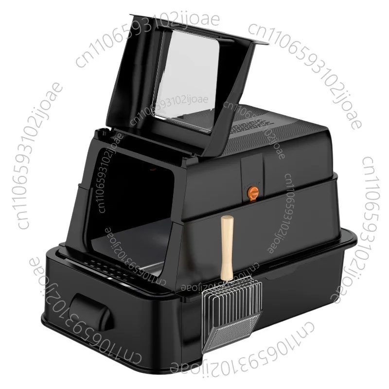 Plastic Litter Box with A 20-liter Capacity, Easy To Clean, Designed for Pet Hygiene