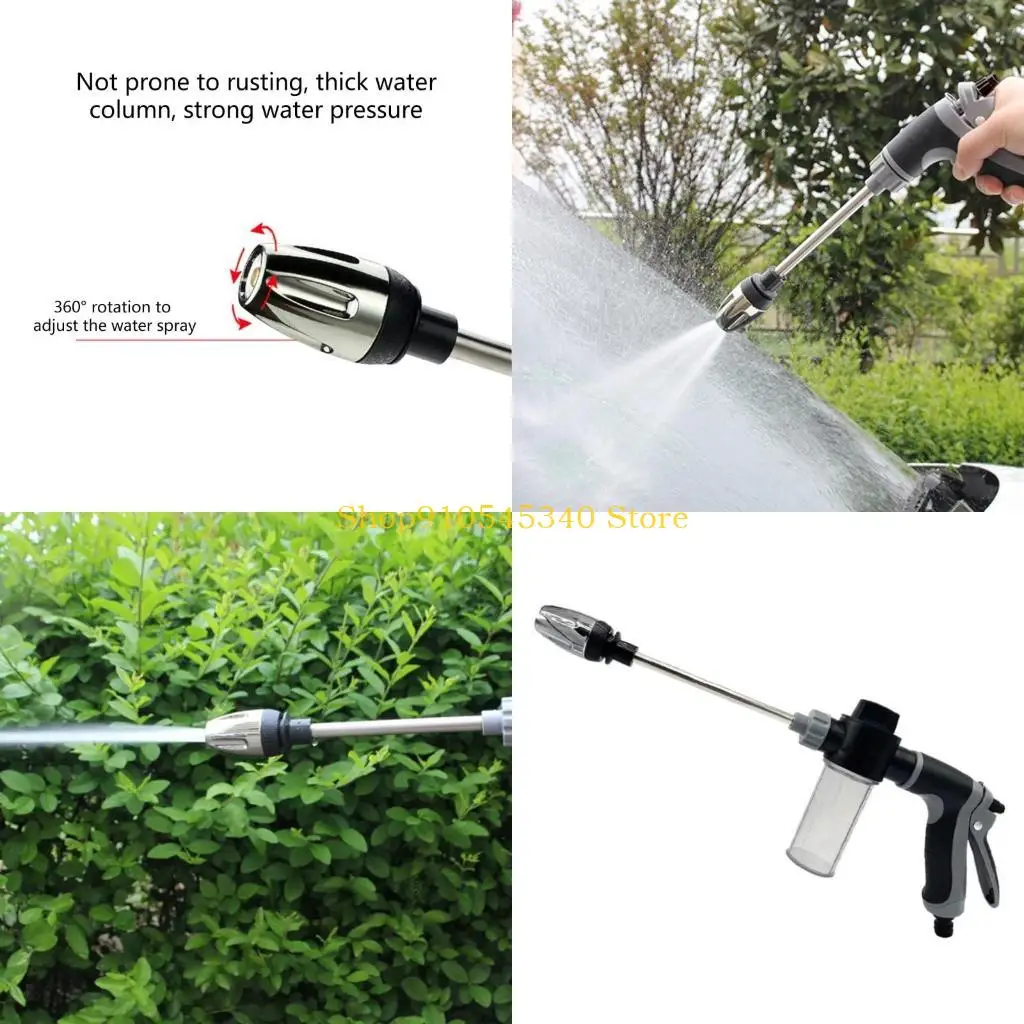 

U2JA Ergonomic Pressure Washer Guns Turbos Jet Nozzle For Driveway Flowerbed Cleaning