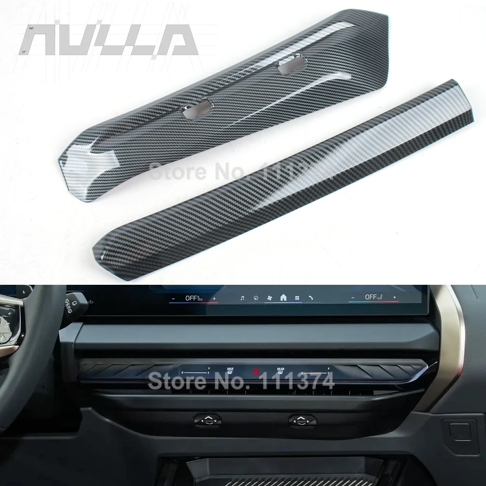

for BMW X3 G45 G48 2025 2026 Gear Shift Panel Protection Cover Middle Console Trim ABS Carbon Frame Accessories