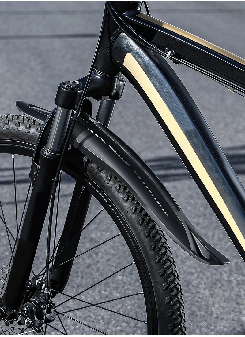 WEST BIKING 2 Stück Fahrrad-Schutzbleche, staubdichter Spritzschutz für Fahrräder, universeller Fahrrad-Schmutzschutz, spritzwassergeschützt für Mountainbikes – Detail 15