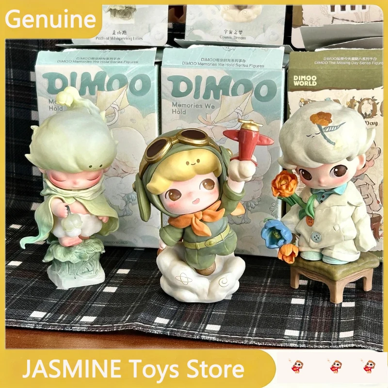 Pop Mart Dimoo If Today Is The Eighth Day The Series Of Characters Blind Box Desktop-Dekorationen Spielzeug Bürodekorationen Geschenke